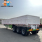 3 Axles Drop Side Semi Trailer Trucks Special For Zambia Market